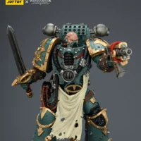 Action Figure Sons Of Horus Maloghurst The Twisted, The Warmaster's Equerry With Legion Standard And Banestrike Bolter 1 18 Jotyoy Warhammer The Horus Heresy Rectangle Image 8