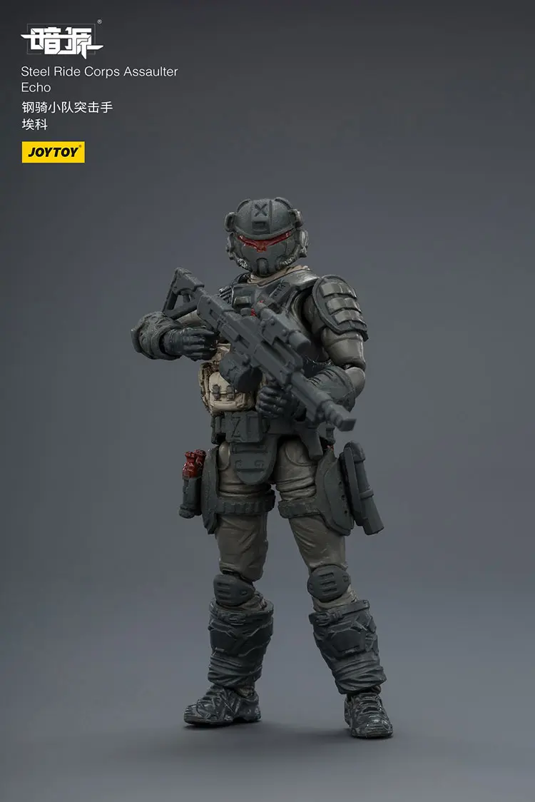 Action Figure - Steel Ride Corps Assaulter Echo 1 25 - JOYTOY Dark Source rectangle image 2 Action Figure Steel Ride Corps Assaulter Echo 1 25 Joytoy Dark Source Rectangle Image 2