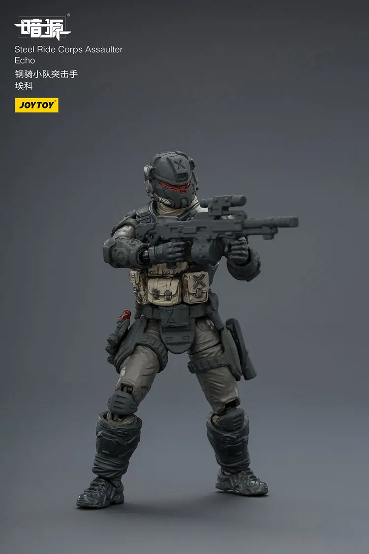 Action Figure - Steel Ride Corps Assaulter Echo 1 25 - JOYTOY Dark Source rectangle image 4 Action Figure Steel Ride Corps Assaulter Echo 1 25 Joytoy Dark Source Rectangle Image 4