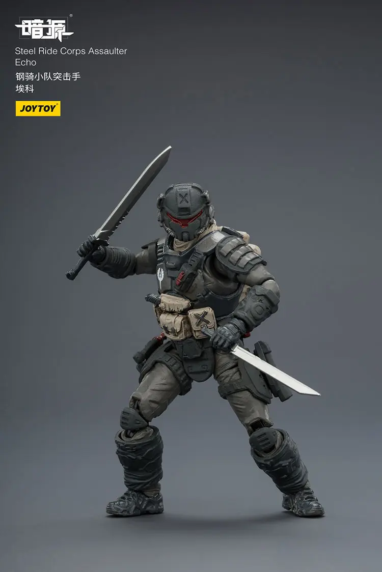 Action Figure - Steel Ride Corps Assaulter Echo 1 25 - JOYTOY Dark Source rectangle image 5 Action Figure Steel Ride Corps Assaulter Echo 1 25 Joytoy Dark Source Rectangle Image 5