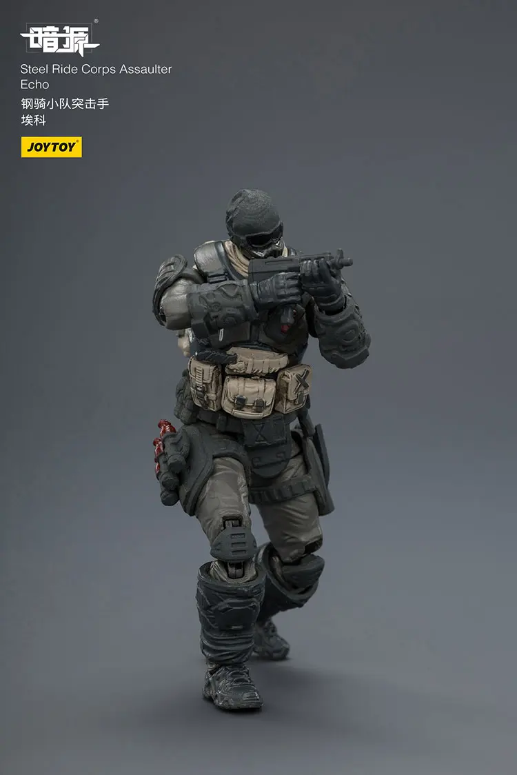 Action Figure - Steel Ride Corps Assaulter Echo 1 25 - JOYTOY Dark Source rectangle image 6 Action Figure Steel Ride Corps Assaulter Echo 1 25 Joytoy Dark Source Rectangle Image 6