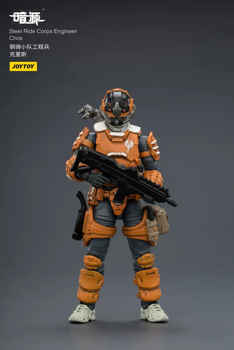 Action Figure - Steel Ride Corps Engineer Chris 1 25 - JOYTOY Dark Source rectangle image 1 Action Figure Steel Ride Corps Engineer Chris 1 25 Joytoy Dark Source Rectangle Image 1