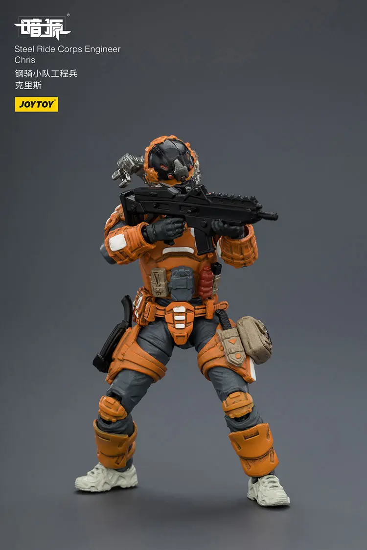 Action Figure - Steel Ride Corps Engineer Chris 1 25 - JOYTOY Dark Source rectangle image 4 Action Figure Steel Ride Corps Engineer Chris 1 25 Joytoy Dark Source Rectangle Image 4
