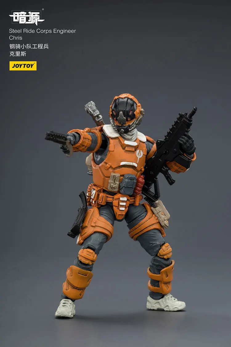 Action Figure - Steel Ride Corps Engineer Chris 1 25 - JOYTOY Dark Source rectangle image 5 Action Figure Steel Ride Corps Engineer Chris 1 25 Joytoy Dark Source Rectangle Image 5