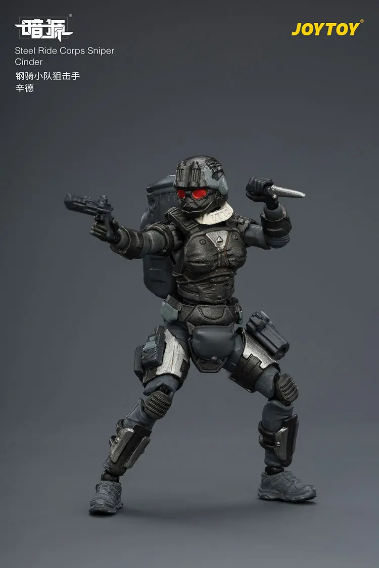 Action Figure - Steel Ride Corps Sniper Cinder 1 25 - JOYTOY Dark Source retangle image 4 Action Figure Steel Ride Corps Sniper Cinder 1 25 Joytoy Dark Source Retangle Image 4