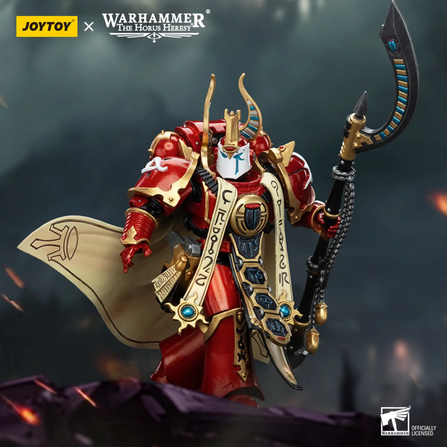 Action Figure - Thousand Sons Ahzek Ahriman 1 18 - JOTYOY Warhammer The Horus Heresy in battlefield background Action Figure Thousand Sons Ahzek Ahriman 1 18 Jotyoy Warhammer The Horus Heresy In Battlefield Background