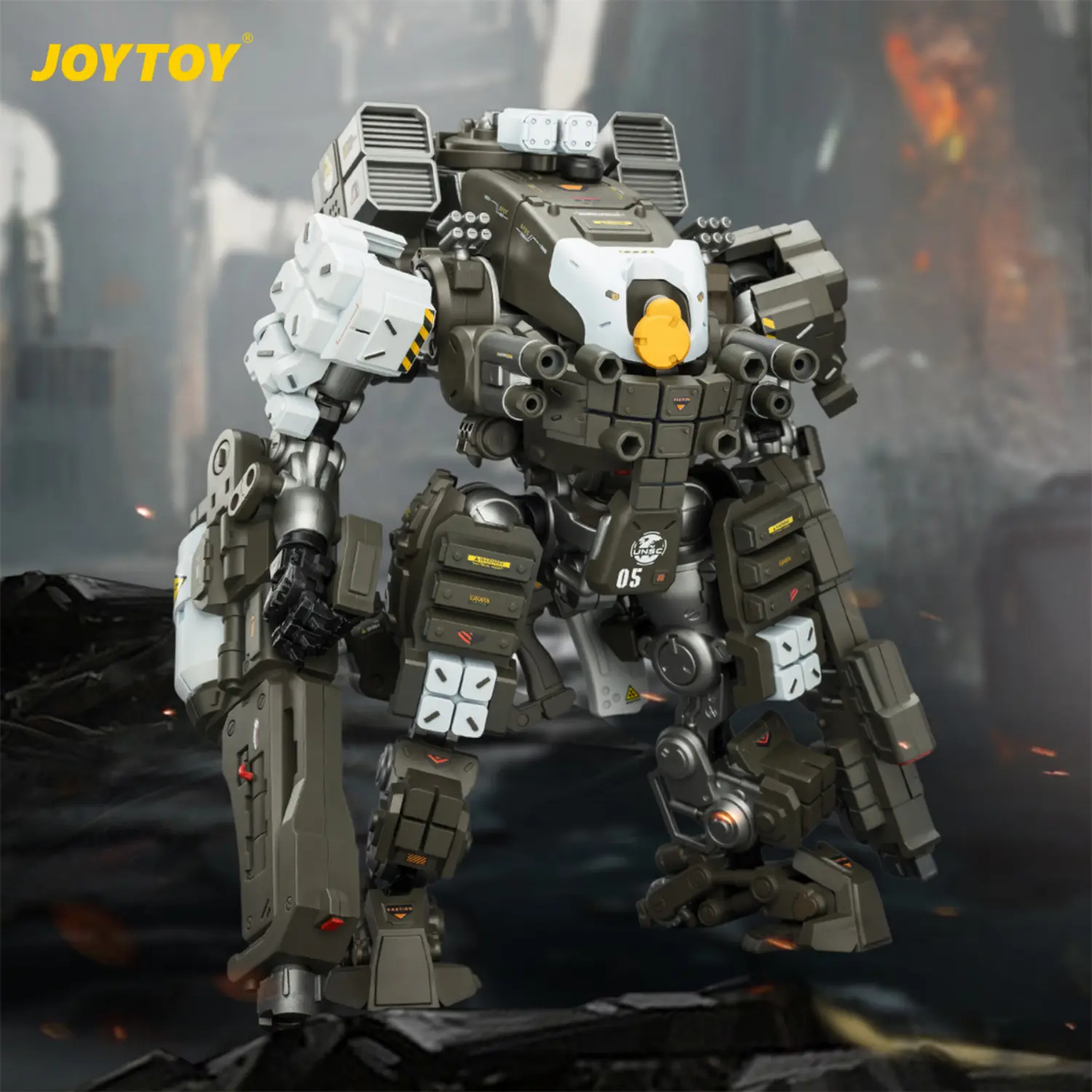 Action Figure -Tiekui Dual Pilot Mecha MK05 1 25 - JOYTOY Dark Source in battlefiled background Action Figure Tiekui Dual Pilot Mecha Mk05 1 25 Joytoy Dark Source In Battlefiled Background