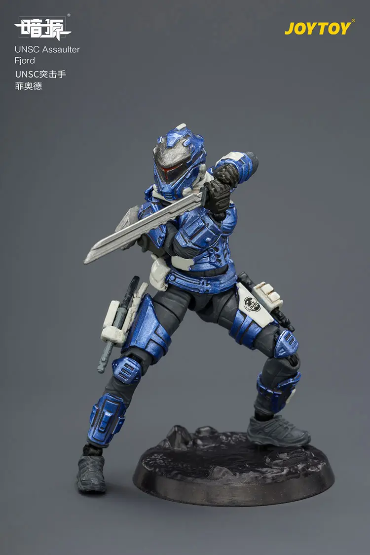 Action Figure - UNSC Assaulter Fjord on the base 1 25 - JOYTOY Dark Source rectangle image Action Figure Unsc Assaulter Fjord On The Base 1 25 Joytoy Dark Source Rectangle Image