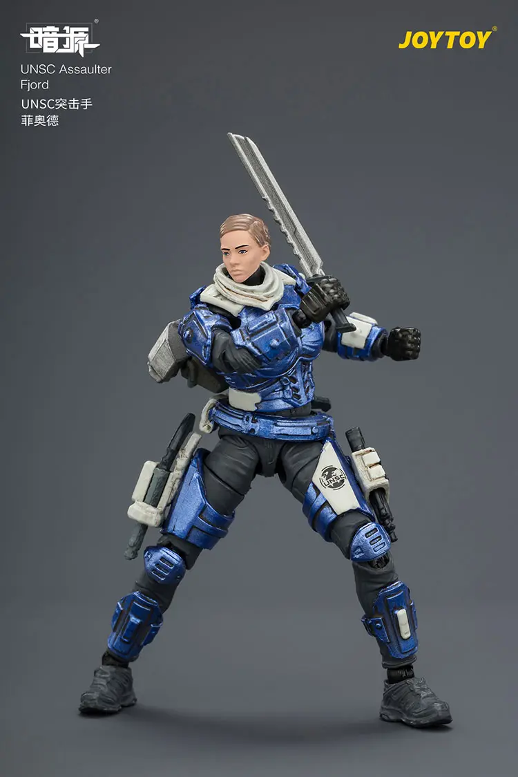 Action Figure - UNSC Assaulter Fjord without helmet 1 25 - JOYTOY Dark Source rectangle image Action Figure Unsc Assaulter Fjord Without Helmet 1 25 Joytoy Dark Source Rectangle Image