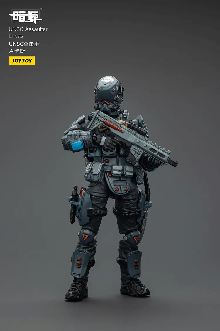 Action Figure - UNSC Assaulter Lucas 1 25 - JOYTOY Dark Source rectangle image 6 Action Figure Unsc Assaulter Lucas 1 25 Joytoy Dark Source Rectangle Image 6