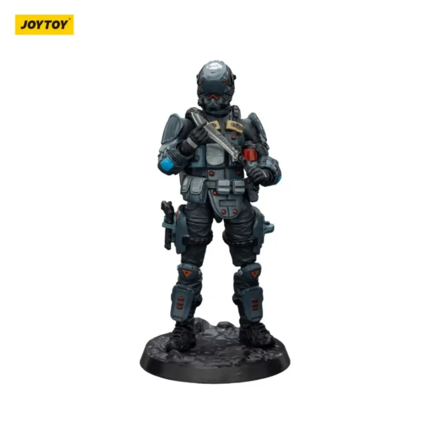 Action Figure - UNSC Assaulter Lucas on display stand 1 25 - JOYTOY Dark Source in white background Action Figure Unsc Assaulter Lucas On Display Stand 1 25 Joytoy Dark Source In White Background