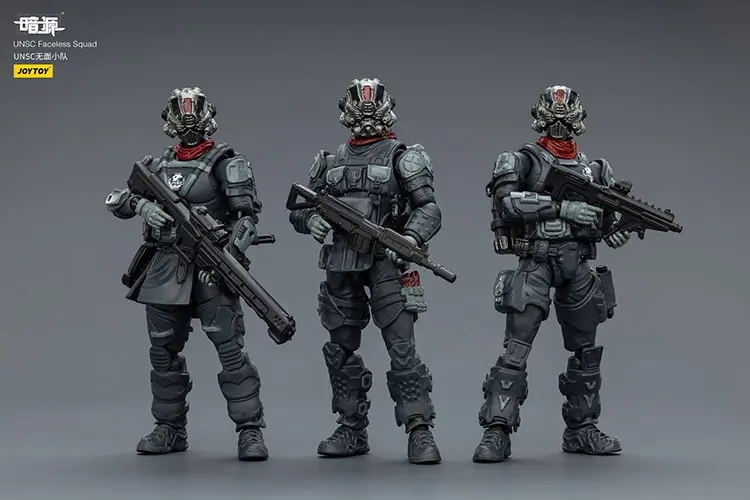 Action Figure Unsc Faceless Squad 1 25 Joytoy Dark Source Rectangle Image 1