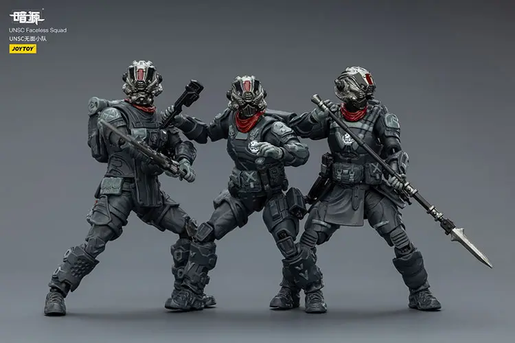 Action Figure Unsc Faceless Squad 1 25 Joytoy Dark Source Rectangle Image 3