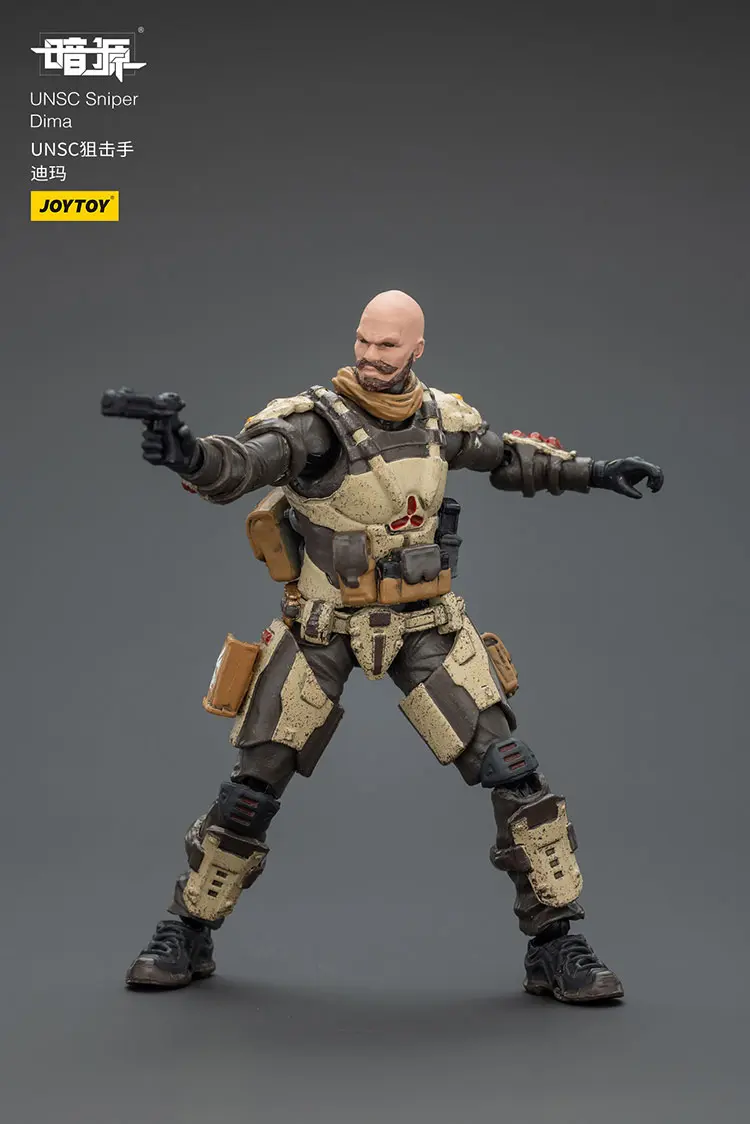 Action Figure Unsc Sniper Dima Without Helmet 1 25 Joytoy Dark Source Rectangle Image
