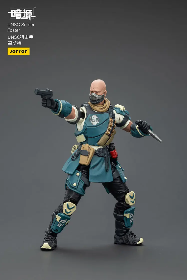 Action Figure Unsc Sniper Foster Without Helmet 1 25 Joytoy Dark Source Rectangle Image