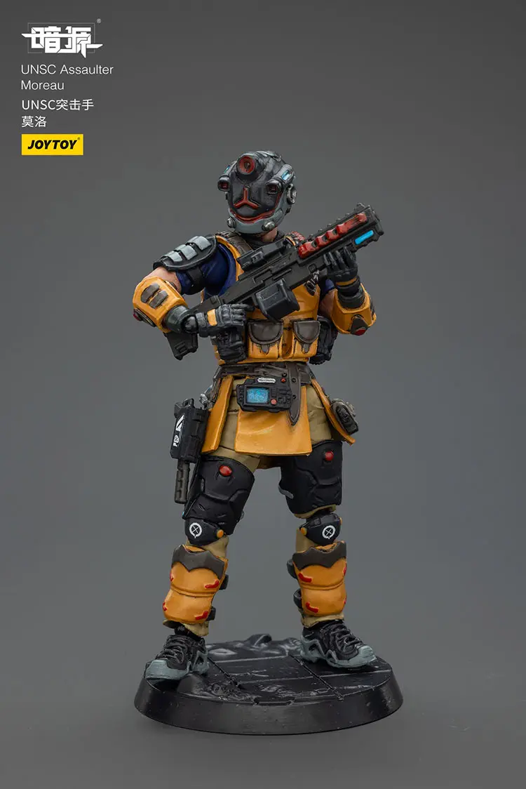 Action Figure - UNSC Sniper Moreau on display stand 1 25 - JOYTOY Dark Source rectangle image Action Figure Unsc Sniper Moreau On Display Stand 1 25 Joytoy Dark Source Rectangle Image