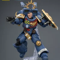 Action Figure - Ultramarines Captain with Jump Pack and Relic Shield on display stand 1 18 - JOYTOY Warhammer 40K rectangle image Action Figure Ultramarines Captain With Jump Pack And Relic Shield On Display Stand 1 18 Joytoy Warhammer 40k Rectangle Image
