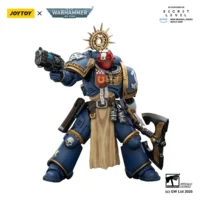 Action Figure - Ultramarines Metaurus with Power Axe, Stormshield and Plasma Pistol 1 18 - JOYTOY Warhammer 40K in white background 3 Action Figure Ultramarines Metaurus With Power Axe, Stormshield And Plasma Pistol 1 18 Joytoy Warhammer 40k In White Background 3