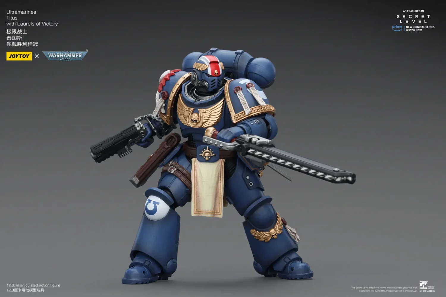 Action Figure Ultramarines Titus With Laurels Of Victory 1 18 Joytoy Warhammer 40k Rectangle Image 9