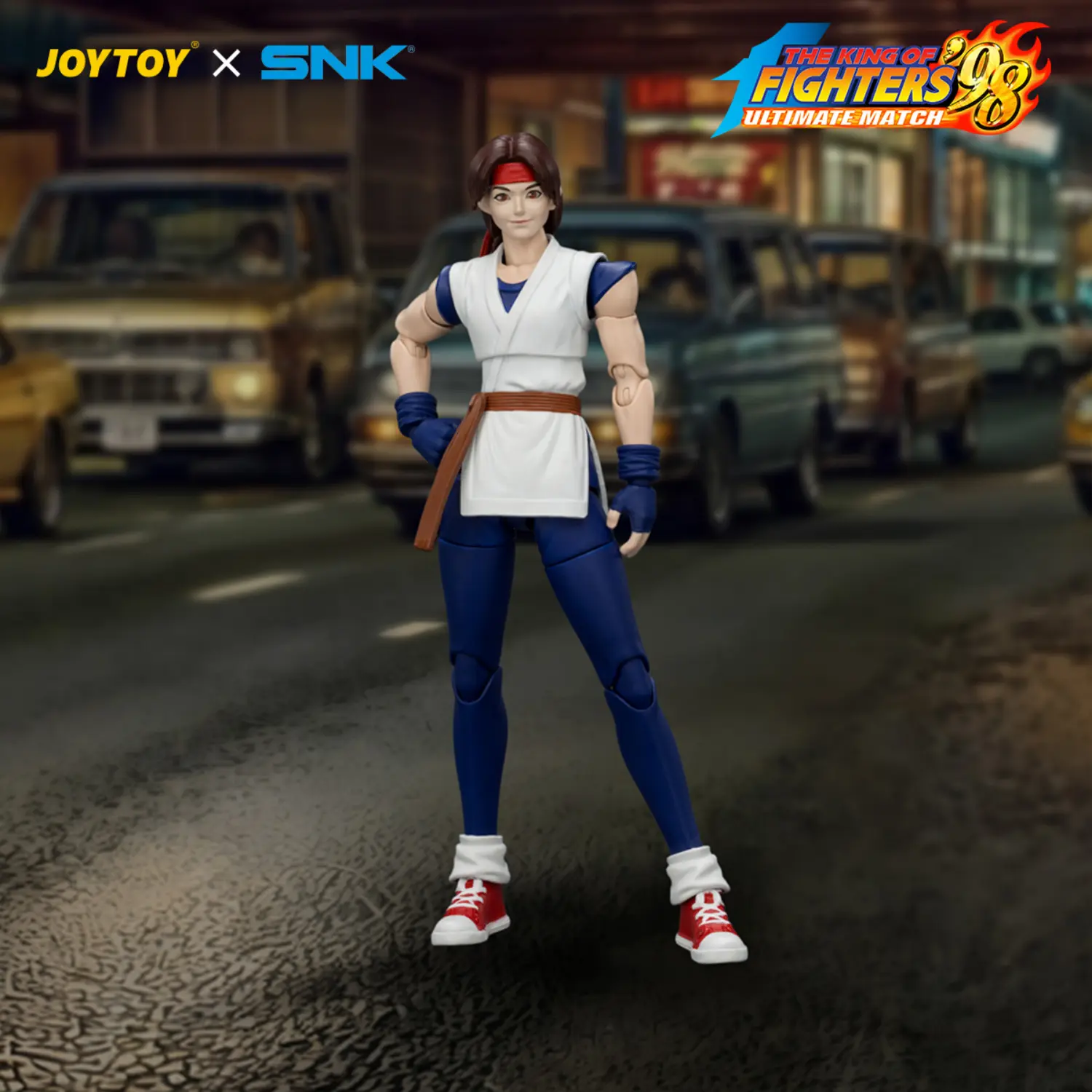 Action Figure Yuri Sakazaki Kof '98 Um Art Of Fighting Team Snk 1 18 Joytoy The King Of Fighters In Game Background