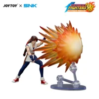 Action Figure Yuri Sakazaki With Fire Ball Kof '98 Um Art Of Fighting Team Snk 1 18 Joytoy The King Of Fighters In White Background