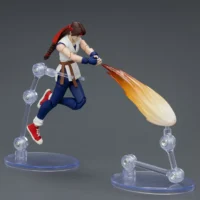 Action Figure Yuri Sakazaki With Fire Ball On The Base Kof '98 Um Art Of Fighting Team Snk 1 18 Joytoy The King Of Fighters Rectangle Image