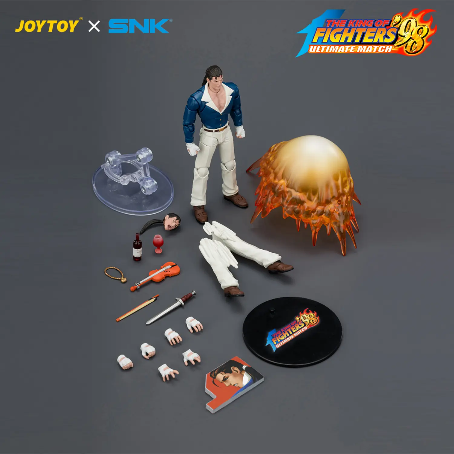 parts of Action Figure - Robert Garcia KOF '98 Art of Fighting Team SNK 1 18 - JOYTOY The King of Fighters (2) Parts Of Action Figure Robert Garcia Kof '98 Art Of Fighting Team Snk 1 18 Joytoy The King Of Fighters (2)