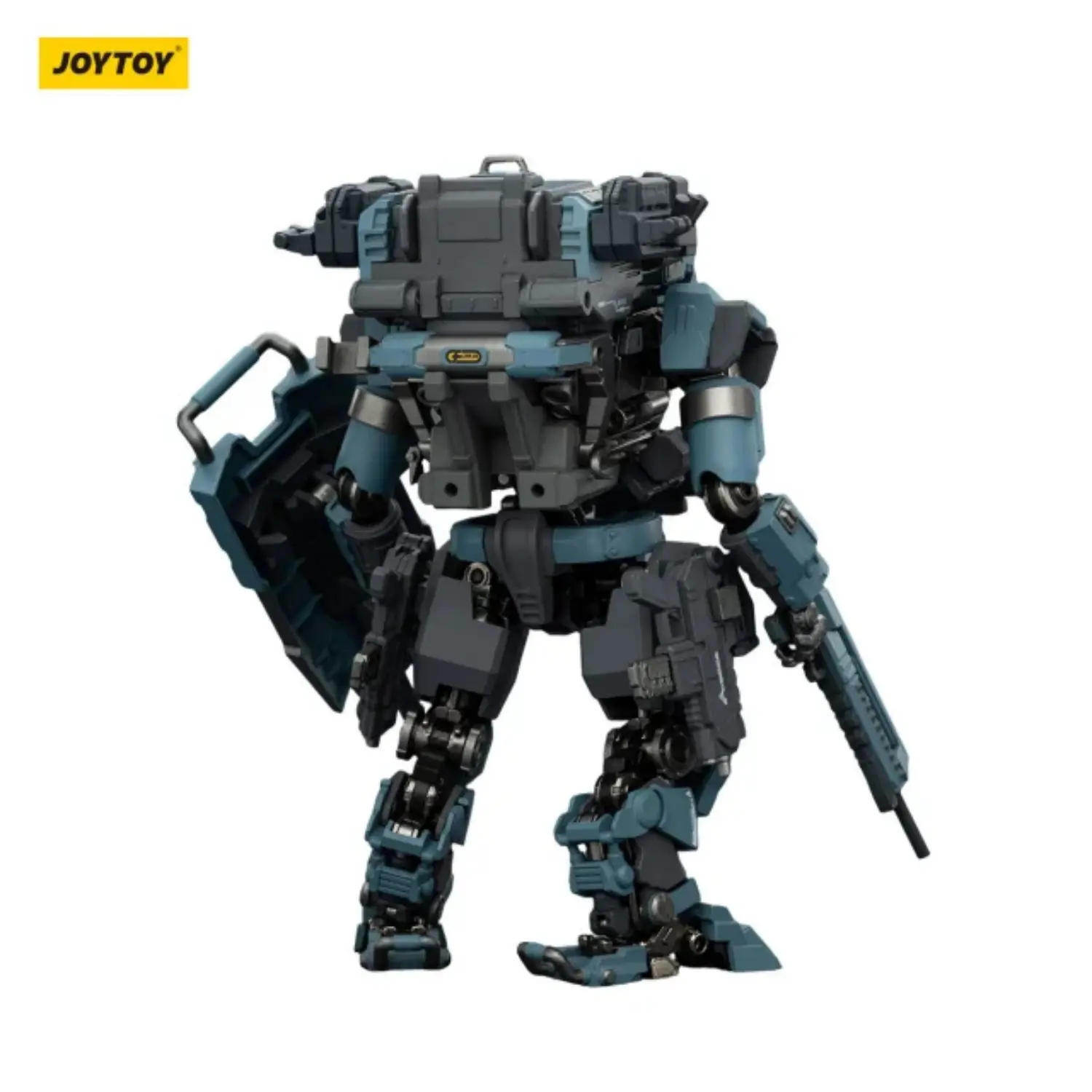 The Back Of Action Figure Apoc Falcon Riot Control Mech ST-8607 Without Unsc Sniper Foster 1 25 Joytoy Dark Source In White Background