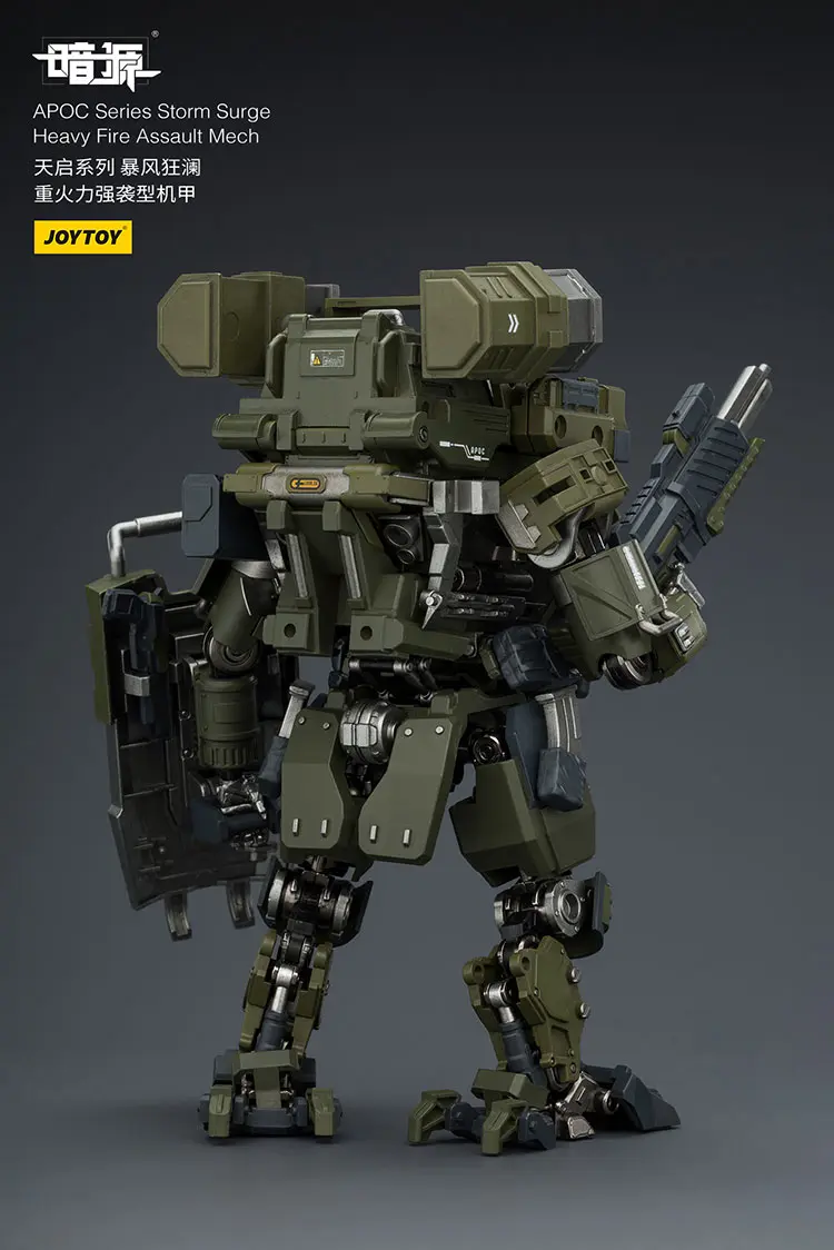 The Back Of Action Figure Apoc Series Storm Surge Heavy Fire Assault Mech St 8616 Without Assaulter Karl 1 25 Joytoy Dark Source Rectangle Image