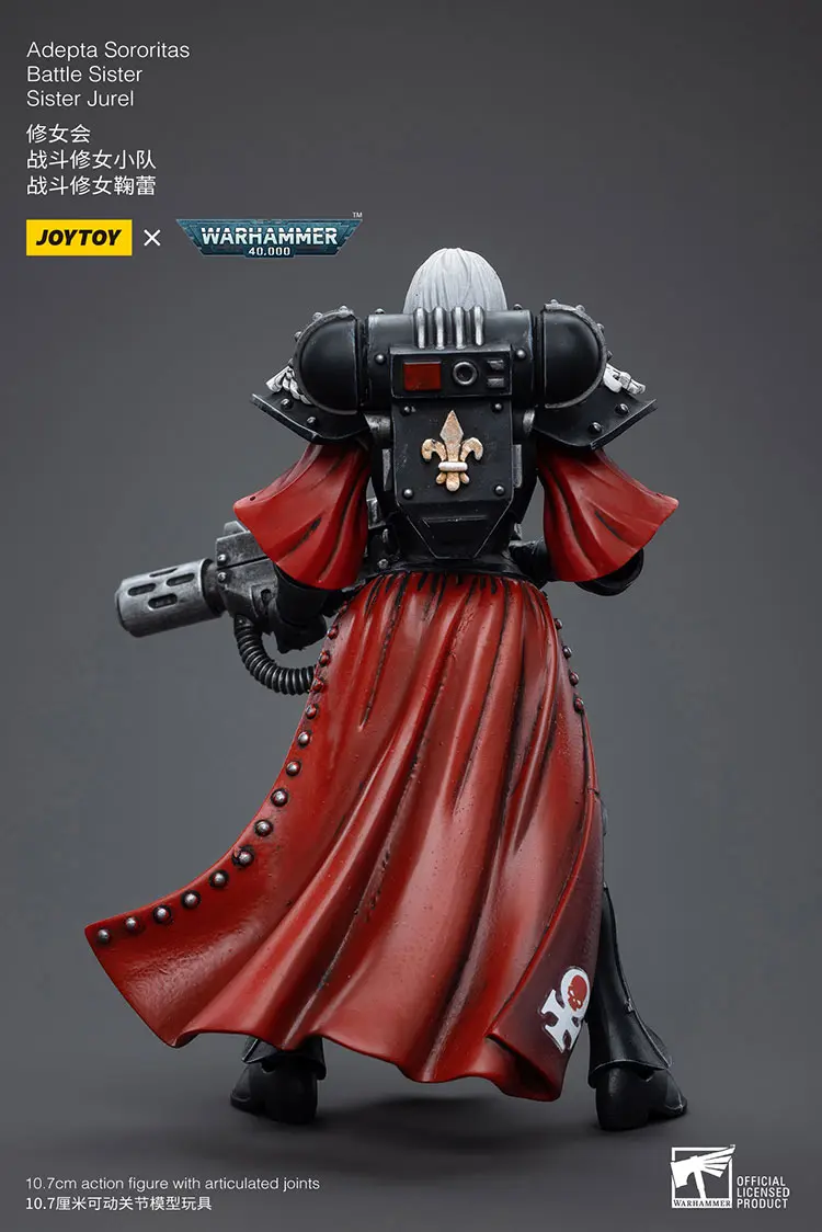 the back of Action Figure - Adepta Sororitas Battle Sister Sister Jurel 1 18 - JOYTOY Warhammer 40K rectangle image The Back Of Action Figure Adepta Sororitas Battle Sister Sister Jurel 1 18 Joytoy Warhammer 40k Rectangle Image