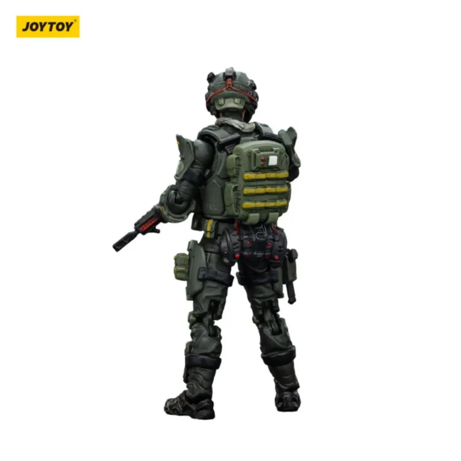 the back of Action Figure - Dark Source Steel Ride Corps Assaulter Karl 1 25 - JOYTOY Dark Source in white background The Back Of Action Figure Dark Source Steel Ride Corps Assaulter Karl 1 25 Joytoy Dark Source In White Background