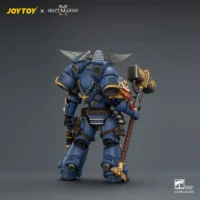 the back of Action Figure - Game Edition Ultramarines Assault Intercessor with Jump Pack, Thunderhammer and Neo-volkite Pistol 1 18 - JOYTOY Warhammer 40K The Back Of Action Figure Game Edition Ultramarines Assault Intercessor With Jump Pack, Thunderhammer And Neo Volkite Pistol 1 18 Joytoy Warhammer 40k