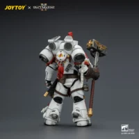 the back of Action Figure - Game Edition White Scars Assault Intercessor Champion with Thunder Hammer and Bolt Pistol 1 18 - JOYTOY Warhammer 40K The Back Of Action Figure Game Edition White Scars Assault Intercessor Champion With Thunder Hammer And Bolt Pistol 1 18 Joytoy Warhammer 40k