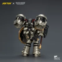 the back of Action Figure - Iron Warriors MKII Assault Legionary 1 with Bolt pistol, Chain axe & Combat shield 1 18 - JOTYOY Warhammer The Horus Heresy The Back Of Action Figure Iron Warriors Mkii Assault Legionary 1 With Bolt Pistol, Chain Axe & Combat Shield 1 18 Jotyoy Warhammer The Horus Heresy
