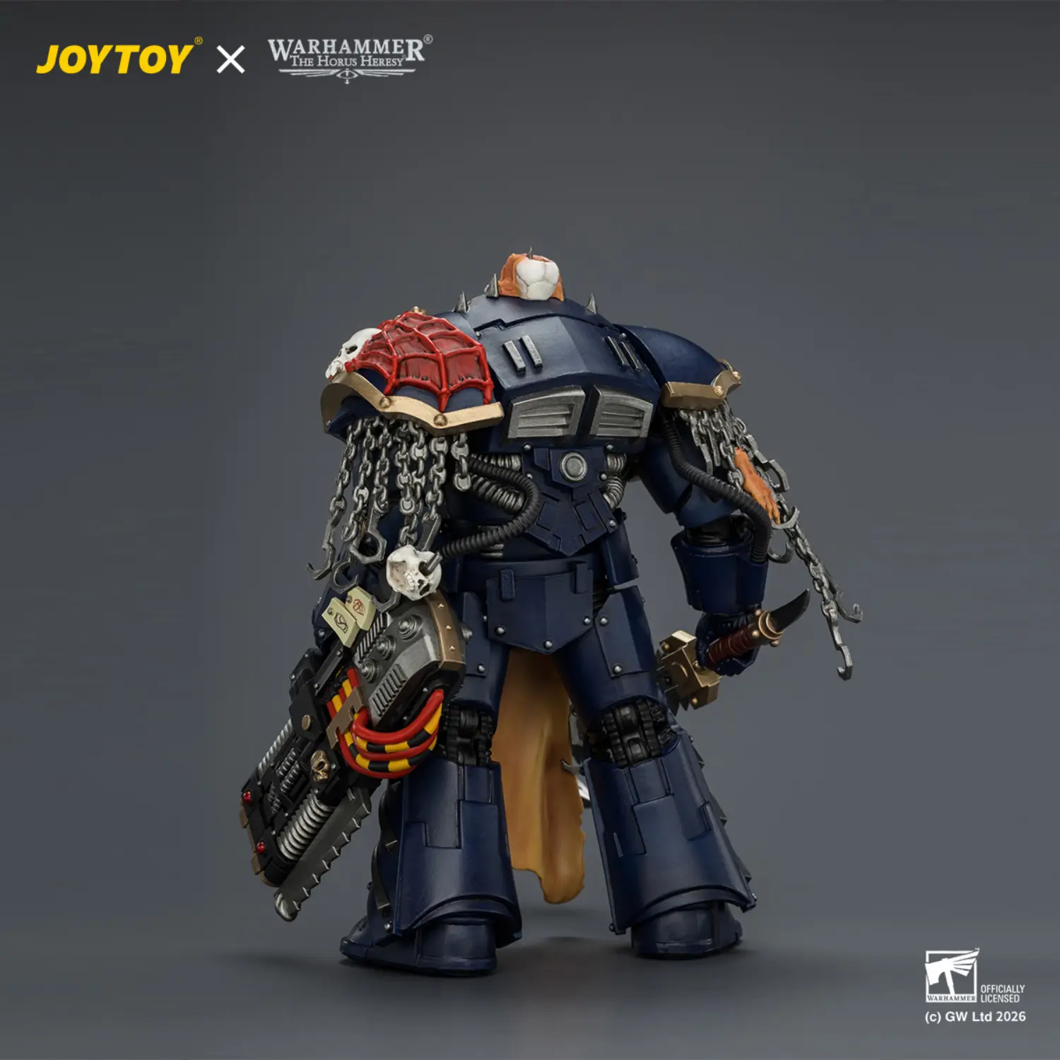 The Back Of Action Figure Night Lords Contekar Terminator 1 1 18 Jotyoy Warhammer The Horus Heresy