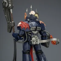 The Back Of Action Figure Night Lords Legion Praetor In Tartaros Terminator Armour 1 18 Jotyoy Warhammer The Horus Heresy Rectangle Image