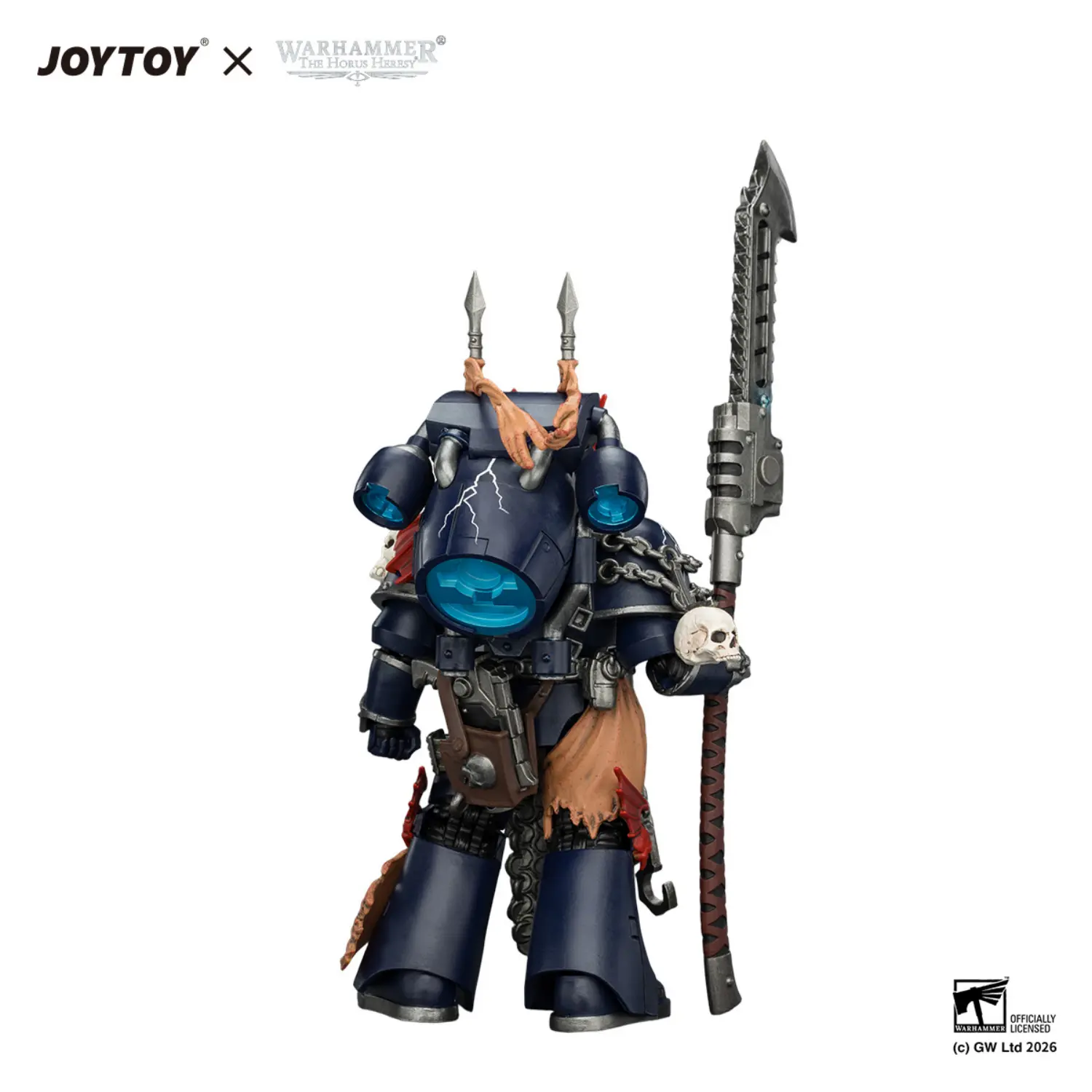 the back of Action Figure - Night Lords Legion Praetor with Jump pack 1 18 - JOTYOY Warhammer The Horus Heresy in white background The Back Of Action Figure Night Lords Legion Praetor With Jump Pack 1 18 Jotyoy Warhammer The Horus Heresy In White Background