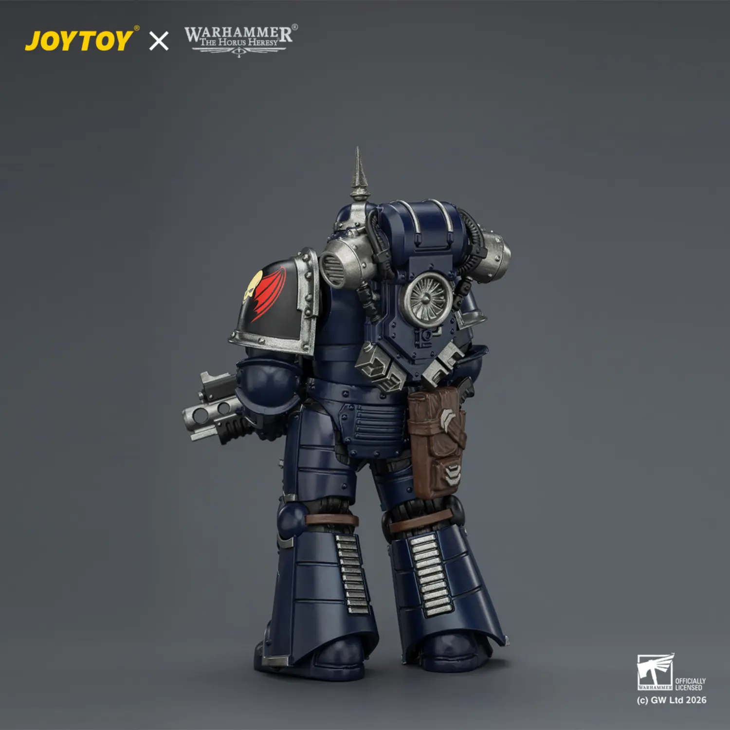 the back of Action Figure - Night Lords MK III Tactical Legionary with Bolter and Bolt Pistol 1 18 - JOTYOY Warhammer The Horus Heresy The Back Of Action Figure Night Lords Mk Iii Tactical Legionary With Bolter And Bolt Pistol 1 18 Jotyoy Warhammer The Horus Heresy
