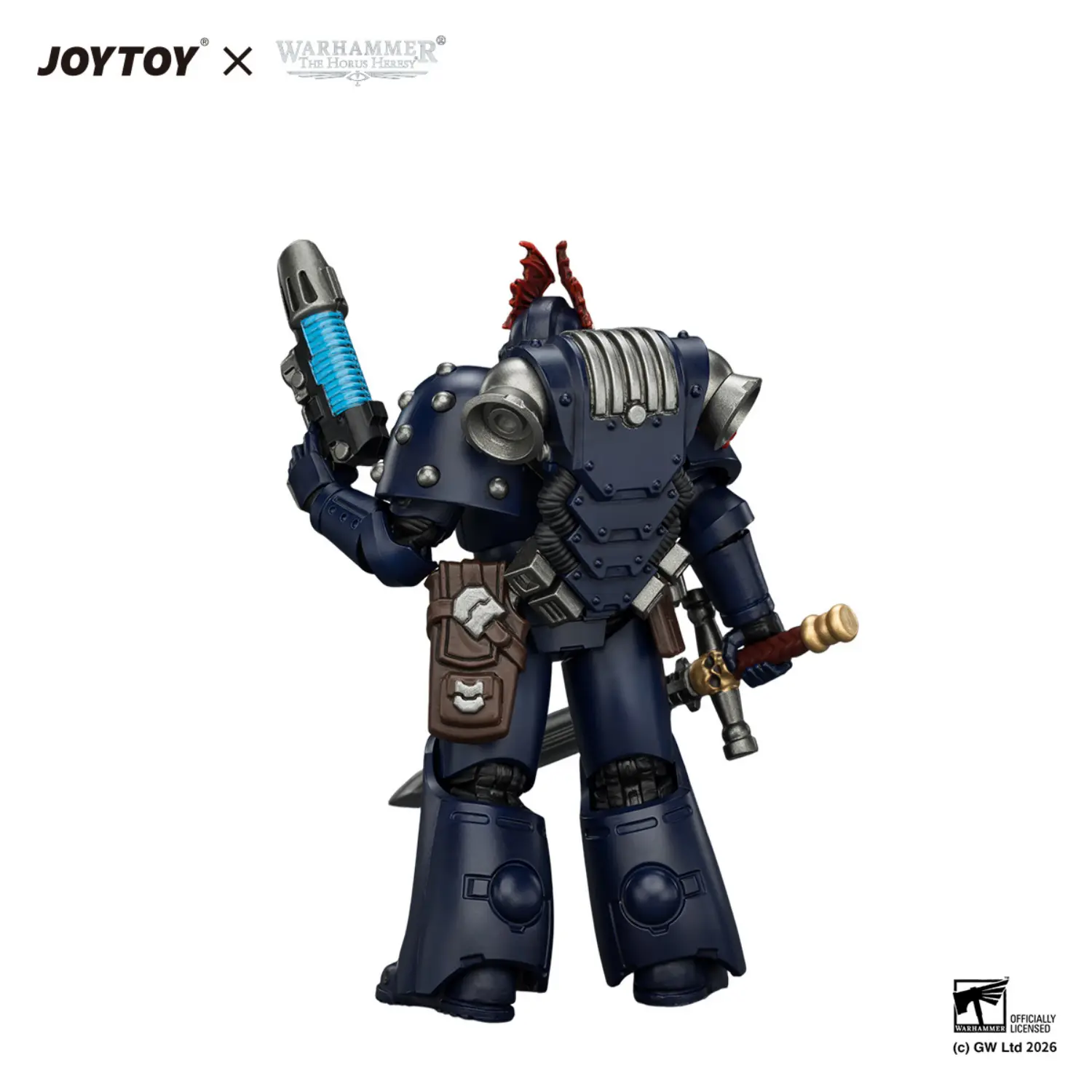 the back of Action Figure - Night Lords MKVI Tactical Legionary 1 18 - JOTYOY Warhammer The Horus Heresy in white background The Back Of Action Figure Night Lords Mkvi Tactical Legionary 1 18 Jotyoy Warhammer The Horus Heresy In White Background