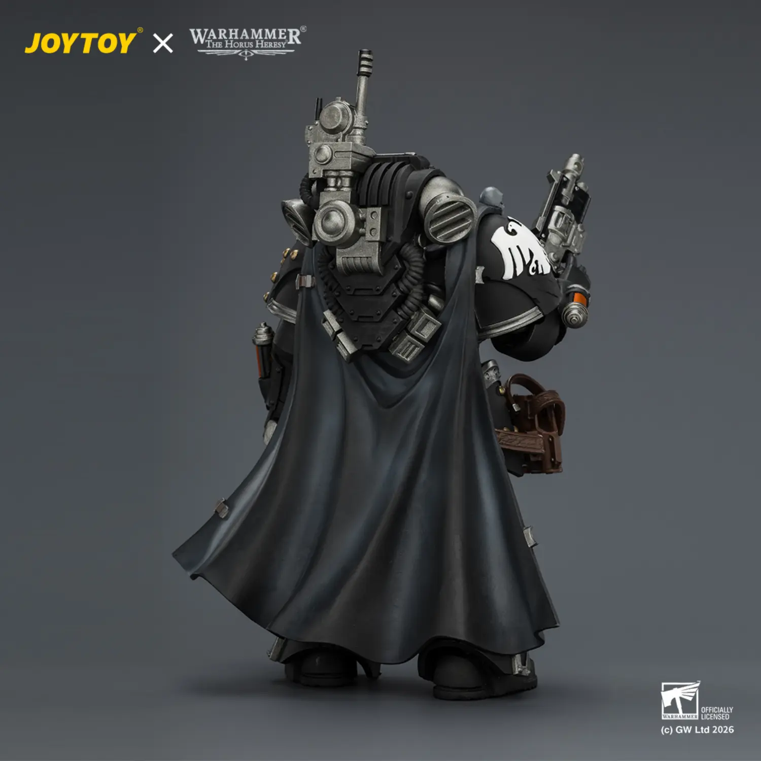 the back of Action Figure - Raven Guard Kaedes Nex, the Blood Crow with Fulcrum hand cannons 1 18 - JOTYOY Warhammer The Horus Heresy The Back Of Action Figure Raven Guard Kaedes Nex, The Blood Crow With Fulcrum Hand Cannons 1 18 Jotyoy Warhammer The Horus Heresy