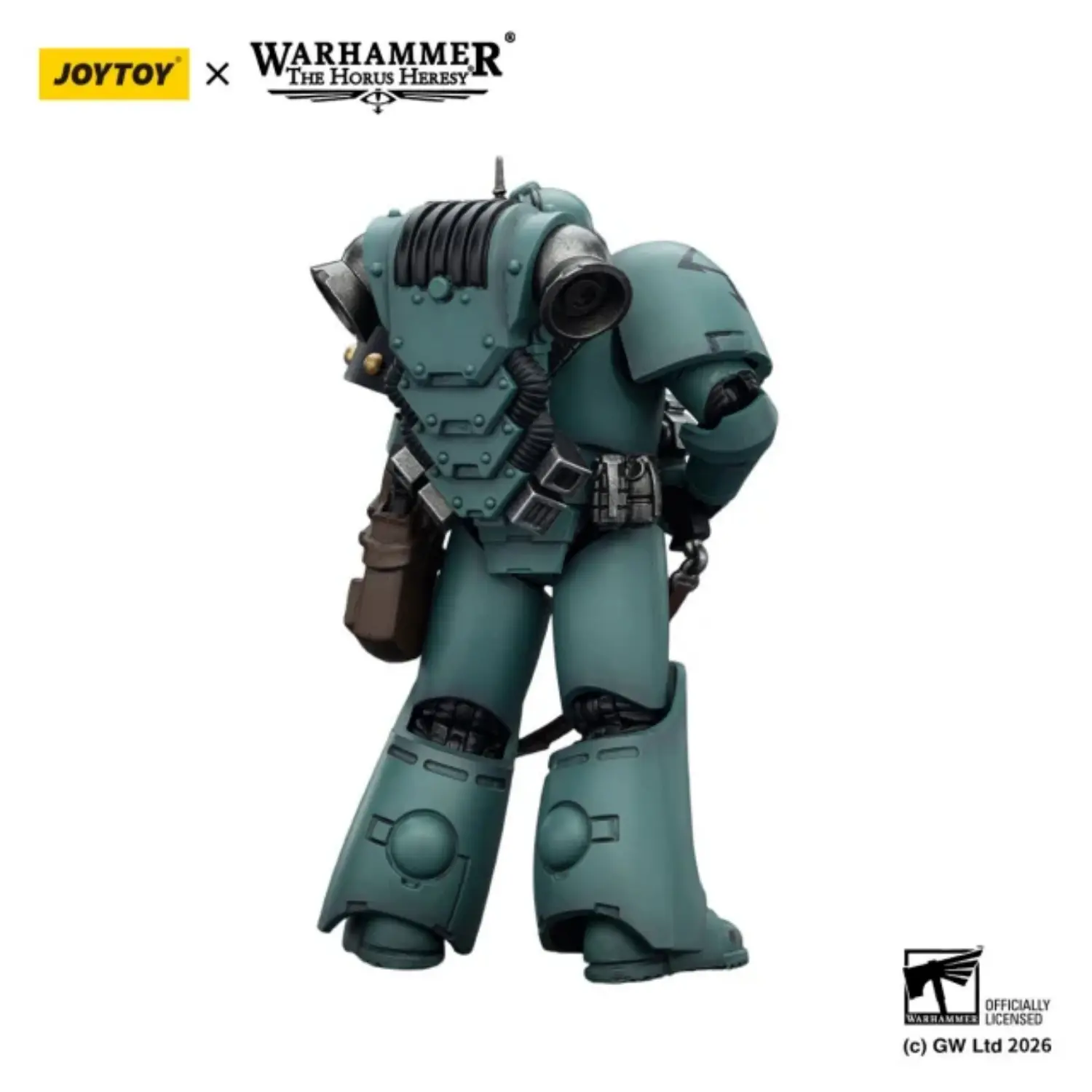 the back of Action Figure - Sons of Horus MKVI Tactical Legionary 1 18 - JOTYOY Warhammer The Horus Heresy in white background The Back Of Action Figure Sons Of Horus Mkvi Tactical Legionary 1 18 Jotyoy Warhammer The Horus Heresy In White Background