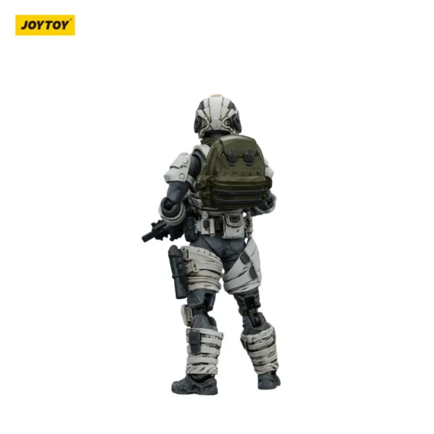the back of Action Figure - Steel Ride Corps Assaulter Albedo 1 25 - JOYTOY Dark Source in white background The Back Of Action Figure Steel Ride Corps Assaulter Albedo 1 25 Joytoy Dark Source In White Background