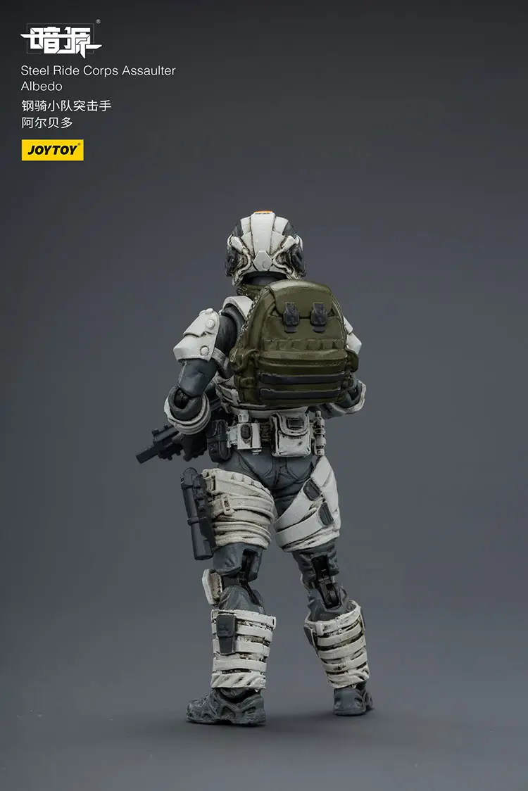 the back of Action Figure - Steel Ride Corps Assaulter Albedo 1 25 - JOYTOY Dark Source rectangle image The Back Of Action Figure Steel Ride Corps Assaulter Albedo 1 25 Joytoy Dark Source Rectangle Image