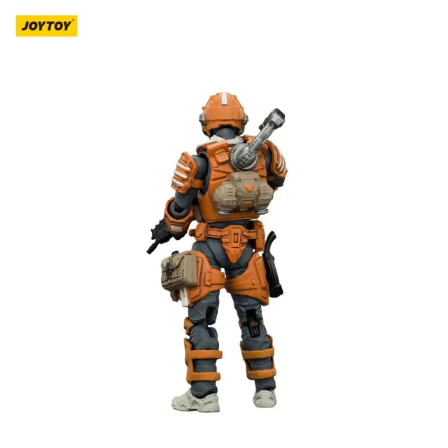 the back of Action Figure - Steel Ride Corps Engineer Chris 1 25 - JOYTOY Dark Source in white background The Back Of Action Figure Steel Ride Corps Engineer Chris 1 25 Joytoy Dark Source In White Background