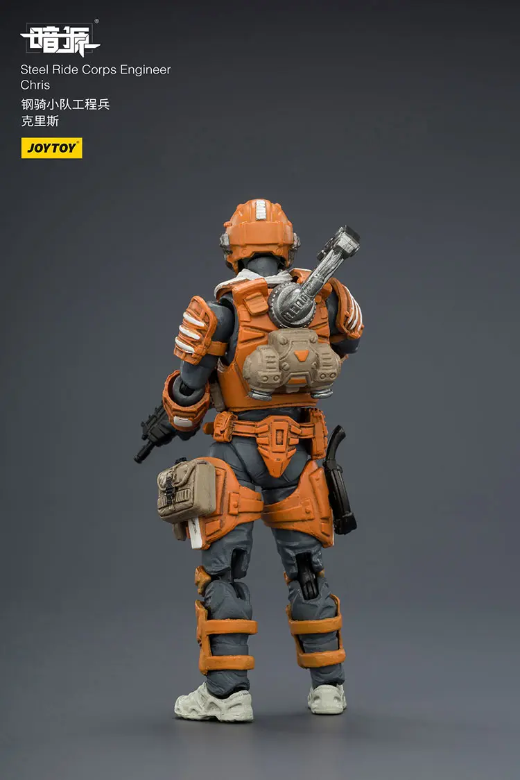 the back of Action Figure - Steel Ride Corps Engineer Chris 1 25 - JOYTOY Dark Source rectangle image The Back Of Action Figure Steel Ride Corps Engineer Chris 1 25 Joytoy Dark Source Rectangle Image