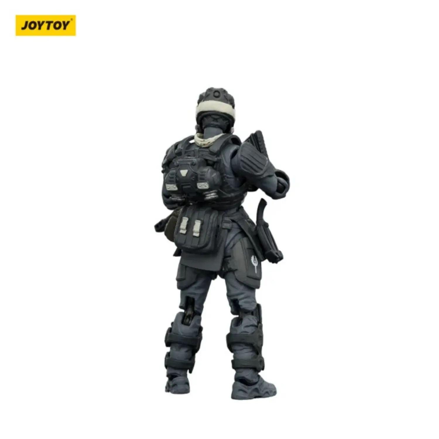 the back of Action Figure - Steel Ride Corps Sniper Viktor 1 25 - JOYTOY Dark Source in white background The Back Of Action Figure Steel Ride Corps Sniper Viktor 1 25 Joytoy Dark Source In White Background