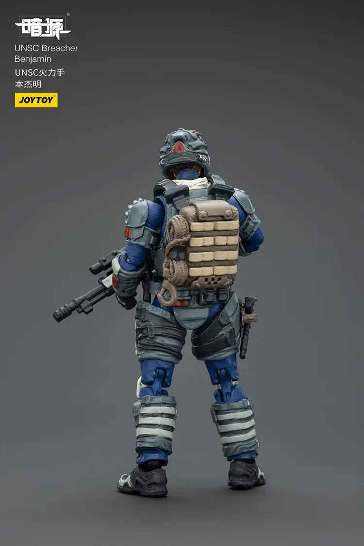 The Back Of Action Figure Unsc Breacher Benjamin 1 25 Joytoy Dark Source Rectangle Image