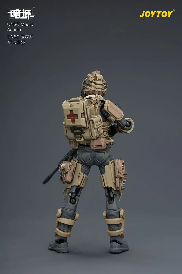 the back of Action Figure - UNSC Medic Acacia 1 25 - JOYTOY Dark Source rectangle image The Back Of Action Figure Unsc Medic Acacia 1 25 Joytoy Dark Source Rectangle Image