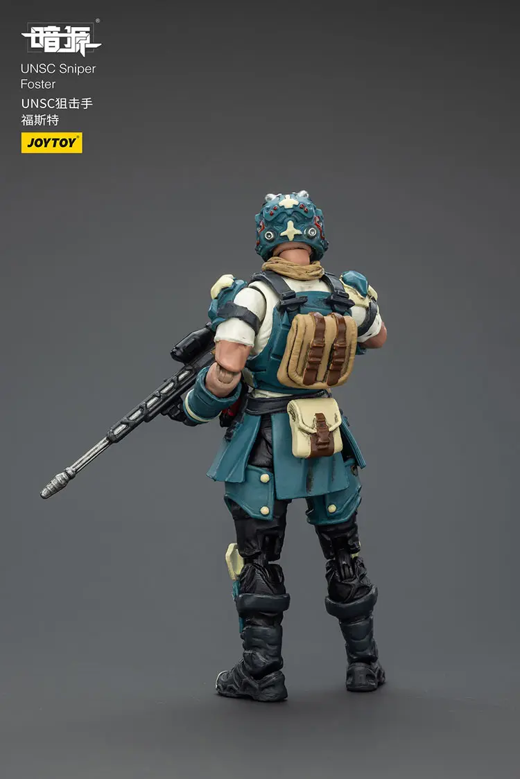 The Back Of Action Figure Unsc Sniper Foster 1 25 Joytoy Dark Source Rectangle Image