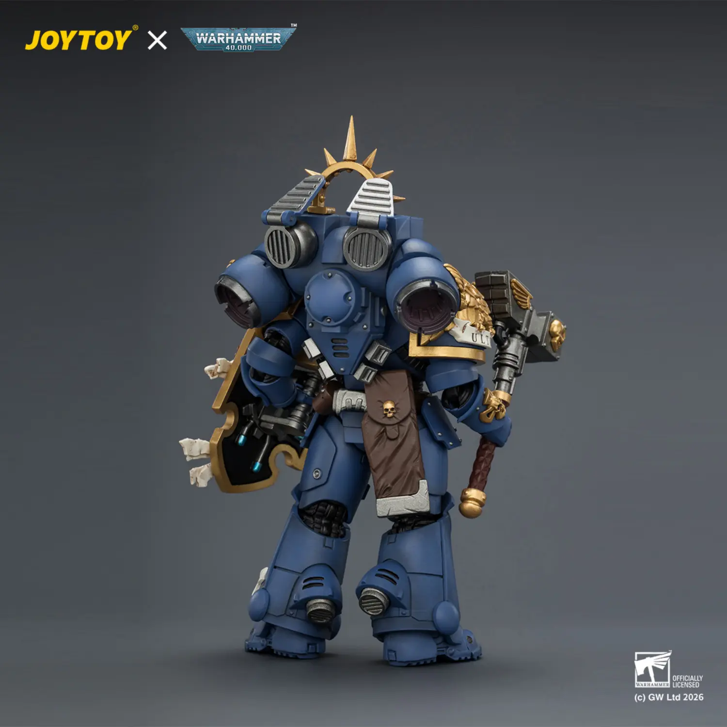 the back of Action Figure - Ultramarines Captain with Jump Pack and Relic Shield 1 18 - JOYTOY Warhammer 40K The Back Of Action Figure Ultramarines Captain With Jump Pack And Relic Shield 1 18 Joytoy Warhammer 40k